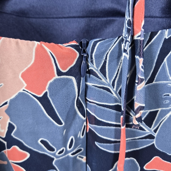 Lulus Fragrant Blooms Navy Blue Pink Tropical Floral Print Maxi Dress Size Small - Picture 12 of 16